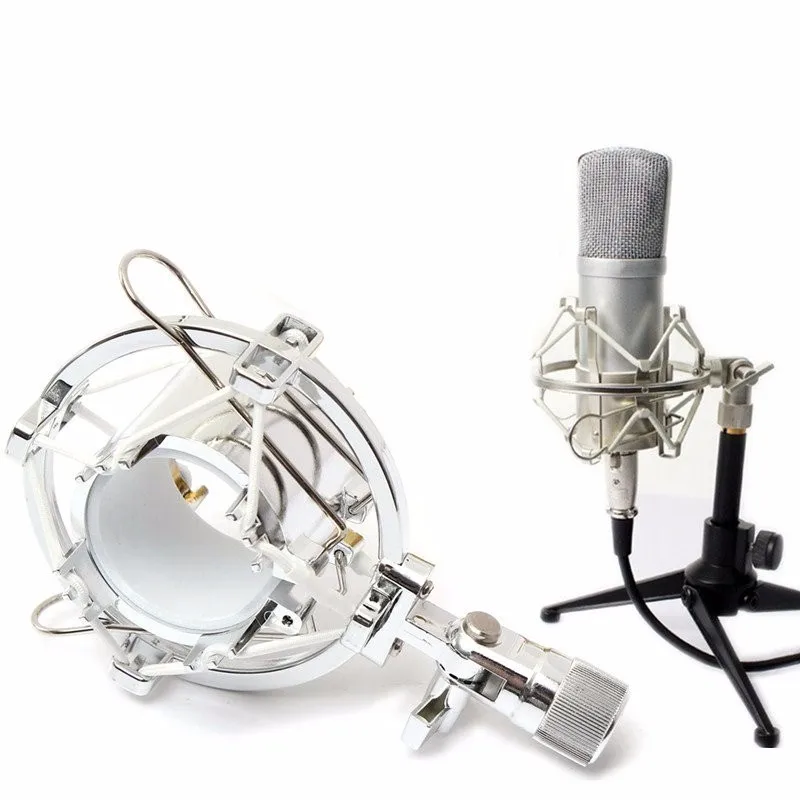LEORY 3 кг переносная нагрузка микрофон Шок крепление Клип держатель стенд Радио Студия звук для BM-800 подвесной караоке микрофоны