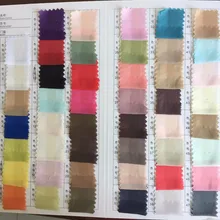 Howmay шелковая ткань хлопок 9 момме 5" 140 см 50% шелк 50% хлопок цветная Таблица для подкладки женское платье шарф хиджаб многоцветный