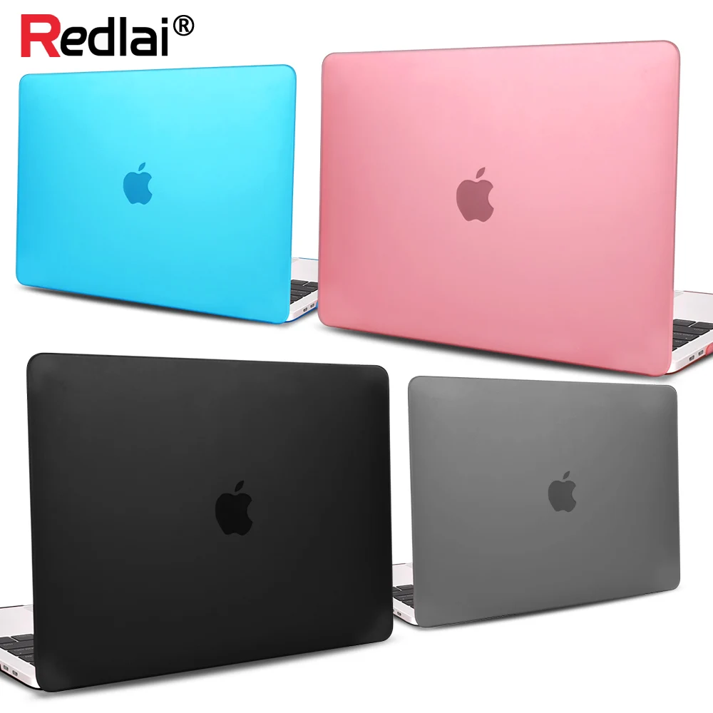 Матовый пластиковый жесткий чехол для MacBook Air Pro Retina 13 15 2018 с сенсорной панелью и