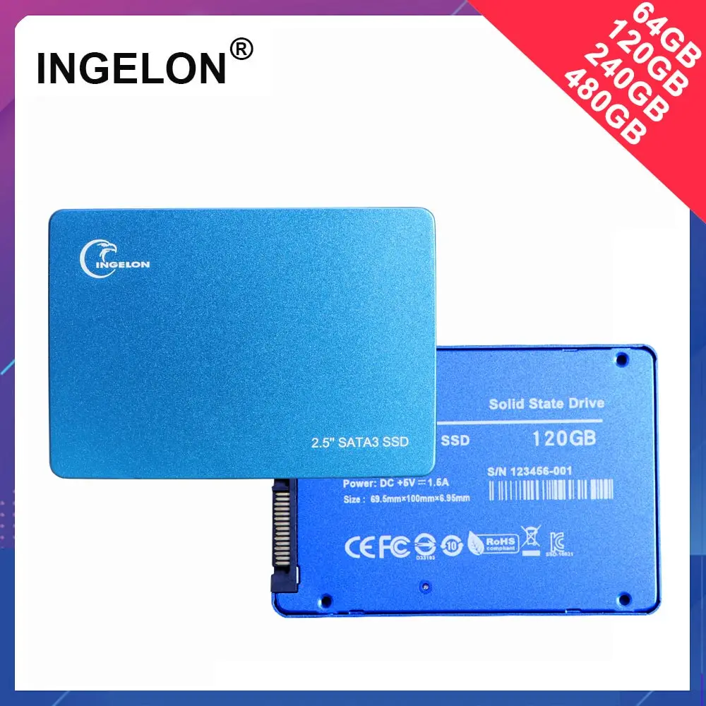Promotional 2019 Metal SSD 240GB 480GB 120GB 64GB Memory Solid Disk Laptop Desktop Disco ssd 240 gb hdd 2.5\