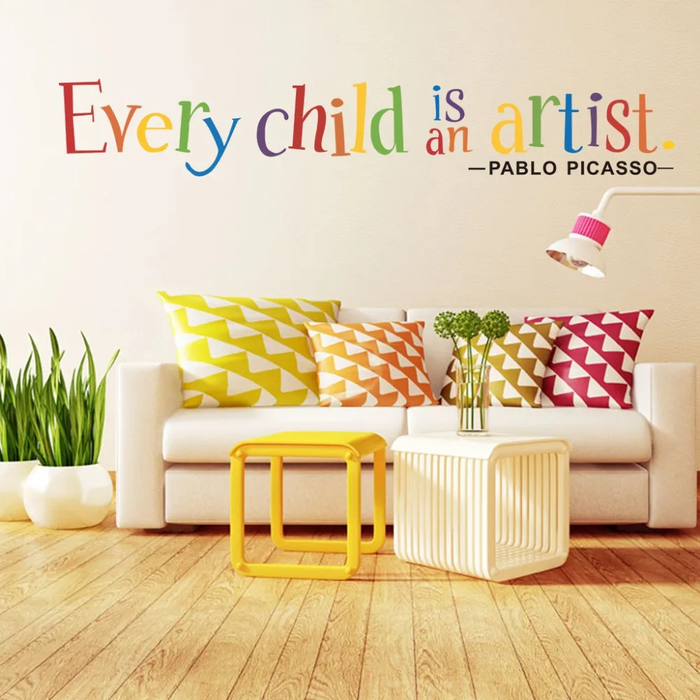 

Cartoon English Famous Words Alphabet Wall Sticker For Kids Baby Rooms Poster Home Decor Wall Decals PVC Self-adhesive Art Mural