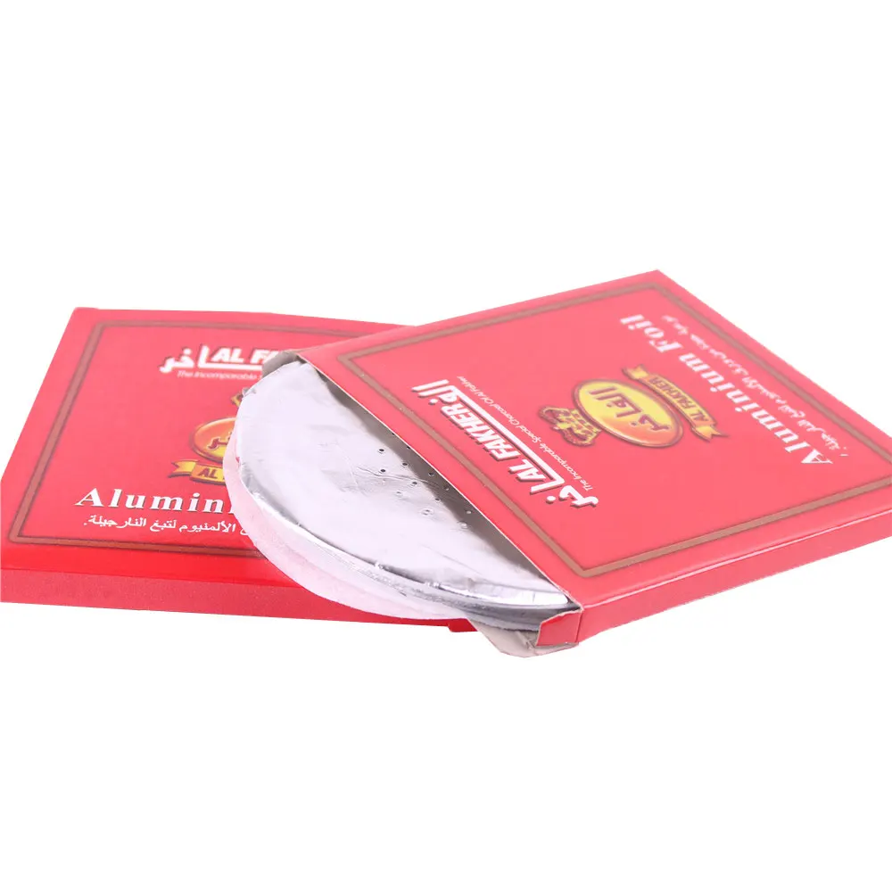 50pcs/pack 0.02mm Aluminum Foil Paper Perforated Hookah Foil For Hookah Tobacco Bowl Hookah