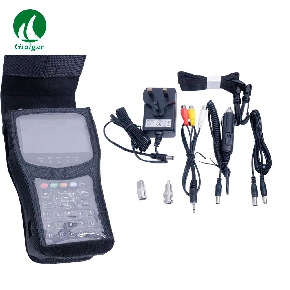 

Spectrum Analyzer WS-6966 DVB-S2 Satellite Finder Sound and Light Alarm