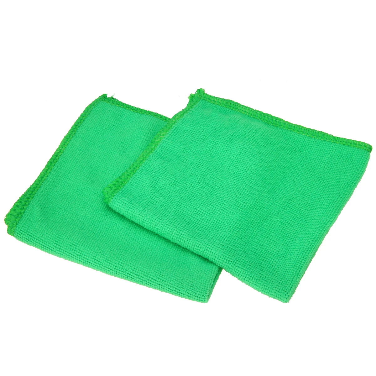 10pcs Microfiber Wash Clean Towels Car Cleaning Duster Soft absorbent Cloths For Household Supplies 30x30cm Green Mayitr
