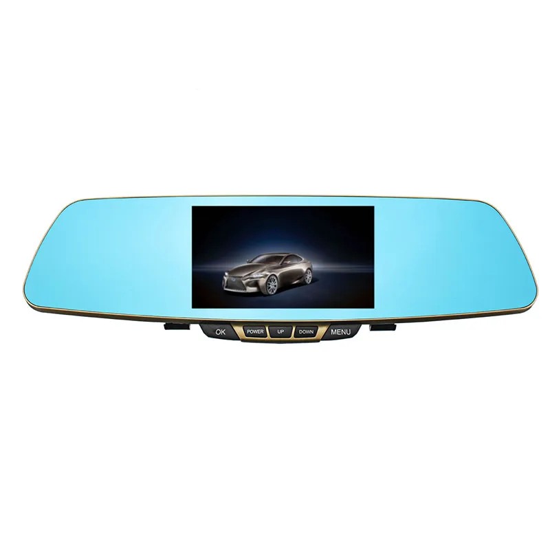 4,3 ''FHD 1080P автомобильное зеркало с видео камерой обзор зеркало DVR цифровой видео регистратор авторегистратор Dash Cam ночное видение