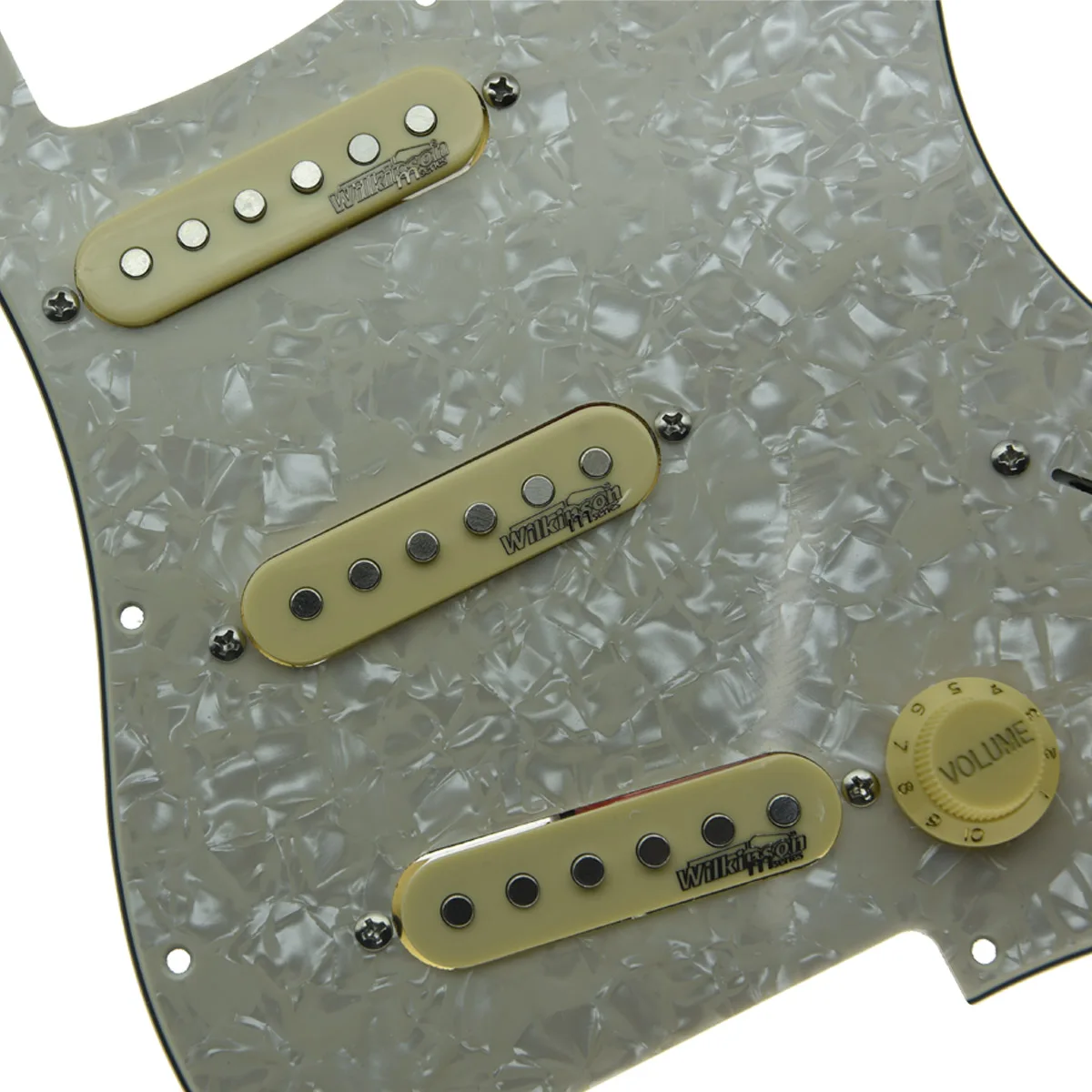 KAISH заряженные электрогитары Pickguard Prewired Pickguard с звукоснимателями Wilkinson для Fender Strat Сделано в США или Мехико