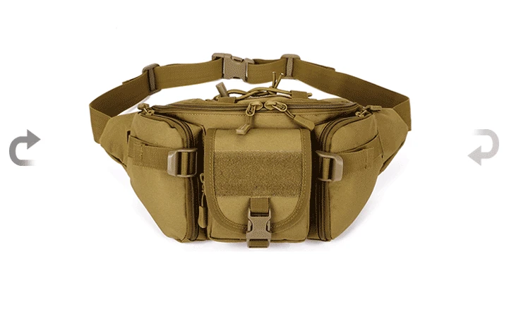TACVASEN Военная поясная сумка Molle Сумка пояс петли сумки Мужская сумка на плечо Повседневная камуфляжная нейлоновая поясная сумка TD-SHZ-008