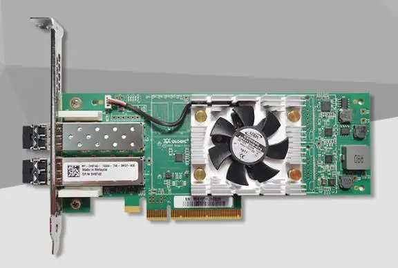  RaidStorage QLOGIC QLE2662 16 gb Dual-port PCIe Adapter 16GbE FC LC SR HBA PCIe Controller Karte 1K