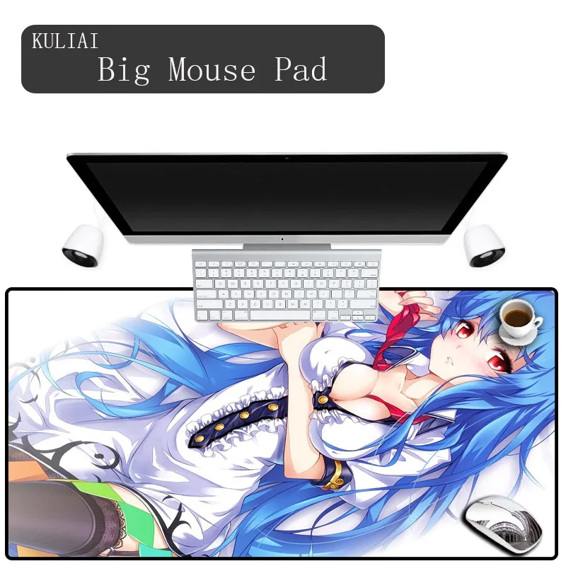 

XGZ Girl Hatsune Miku Anime Mouse Pad Gamer Gaming ACGN Two Dimensions Anime Mouse Pad Table Mat for PC Computer Laptop Mats