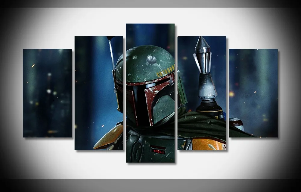 boba fett wall art