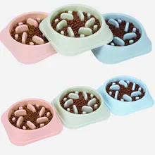 Миски Для Кормления Собаки, еды, щенка, Замедленное питание, кормушка, миска, предотвращение ожирения, товары для собак, Прямая поставка