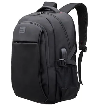 

17 inch school business mochila backpack with usb charging and shoulder Laptop Backpack Nylon Men's Travel bagpack Sac a Dos