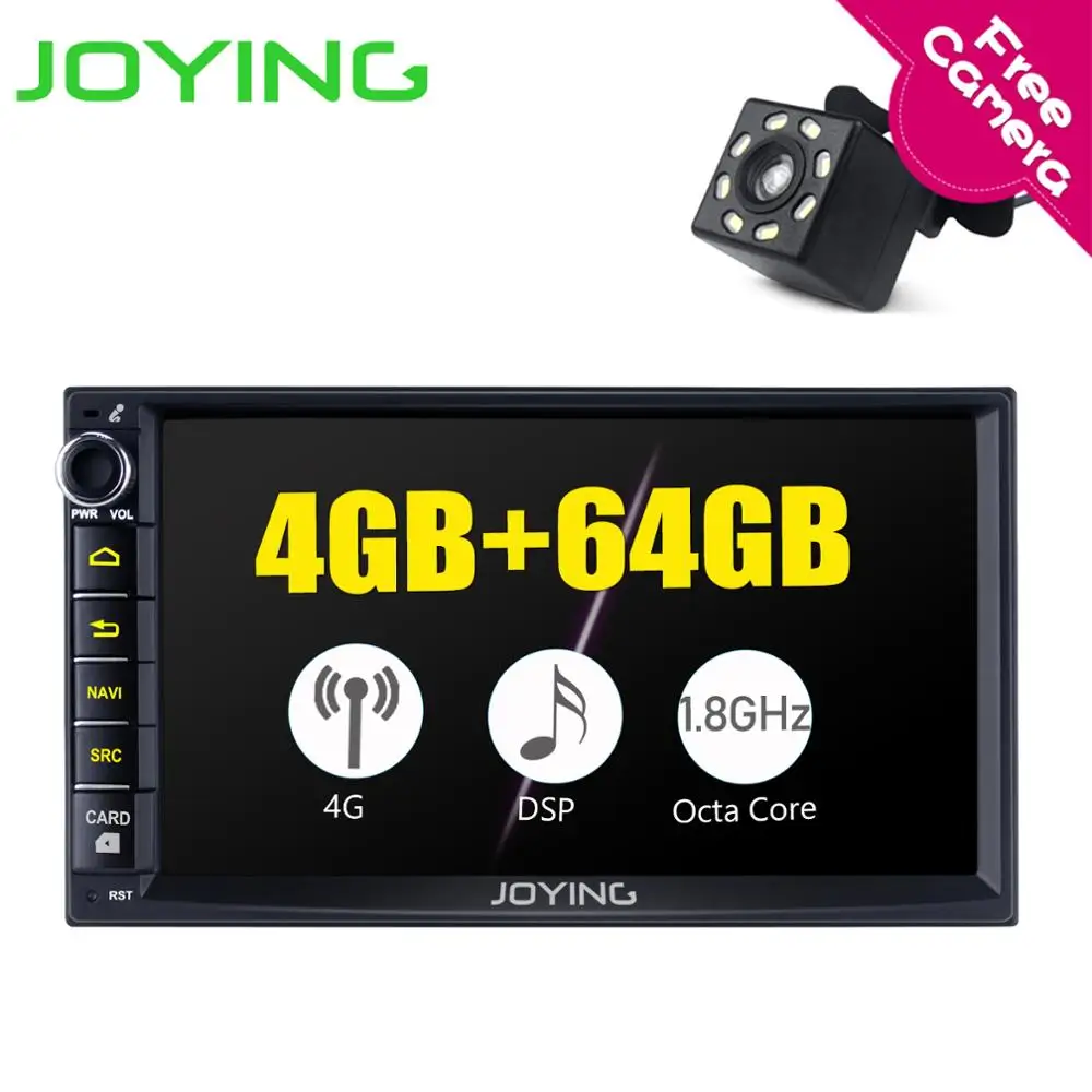 Joying autoradio 2 din android автомобильное радио стерео с камерой 7 ''GPS головное