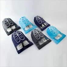 Waterproof Shoes Bag Travel Bag Portable Tote Pouch Storage Drawstring Bag Organizer Cover Non-Woven Laundry Dustproof Cover