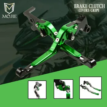 

For KAWASAKI ER-6F ER6F ER 6F 2009-2016 2015 2014 2013 2012 Motorcycle CNC Adjustable Folding Extendable Brake Clutch Levers Set