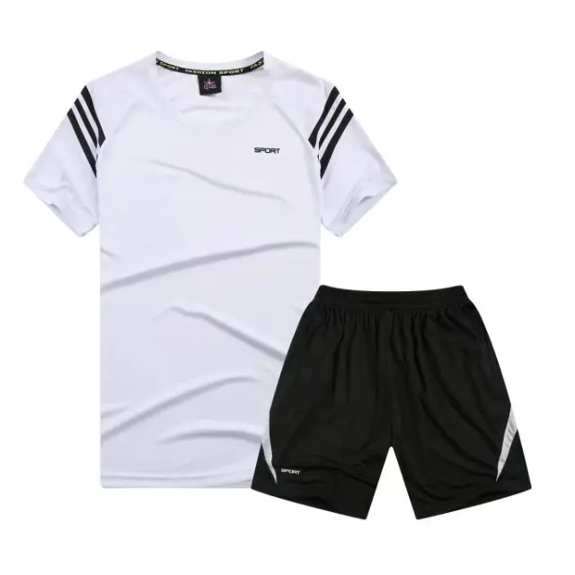 Buy Running Set Men T Shirt Shorts Football Soccer