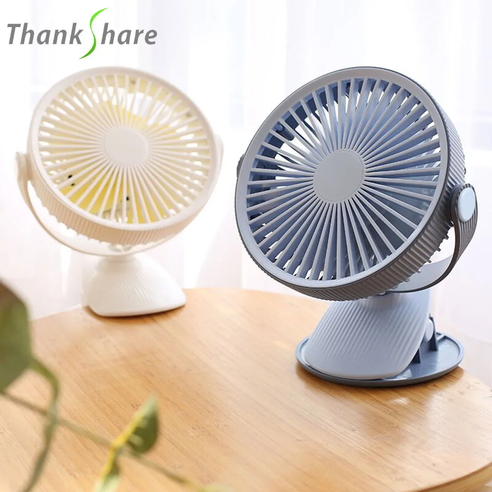 Home Garden Usb Rechargeable Battery Operated Clip On Desk Fan