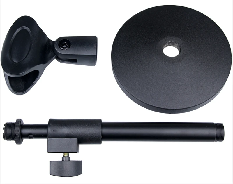 Metal Disc Microphone Bracket DS-12 Black style one (6)