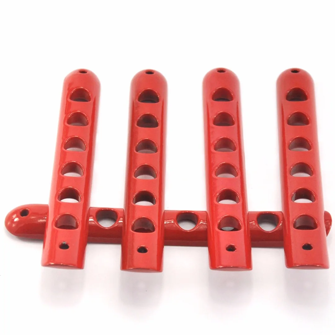4PCS/lots Aluminum 4 Door+Tailgate Handle Cover for JEEP Wrangler JK 2007-2015 Red