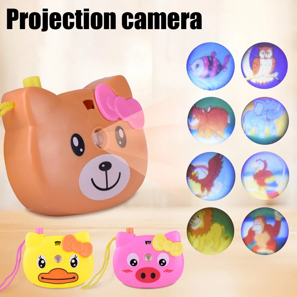 

Animal Pattern Eco-friendly Light Projection Camera Educational Toys Beautiful and Unique Design Children Kids Toy Birthday Gift