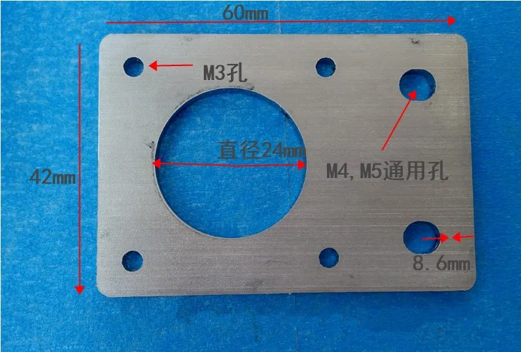 NEMA 17 Шаговая пластина крепления двигателя фиксированная пластина Кронштейн для Reprap D-bot core-XY 3d принтер CNC части профили