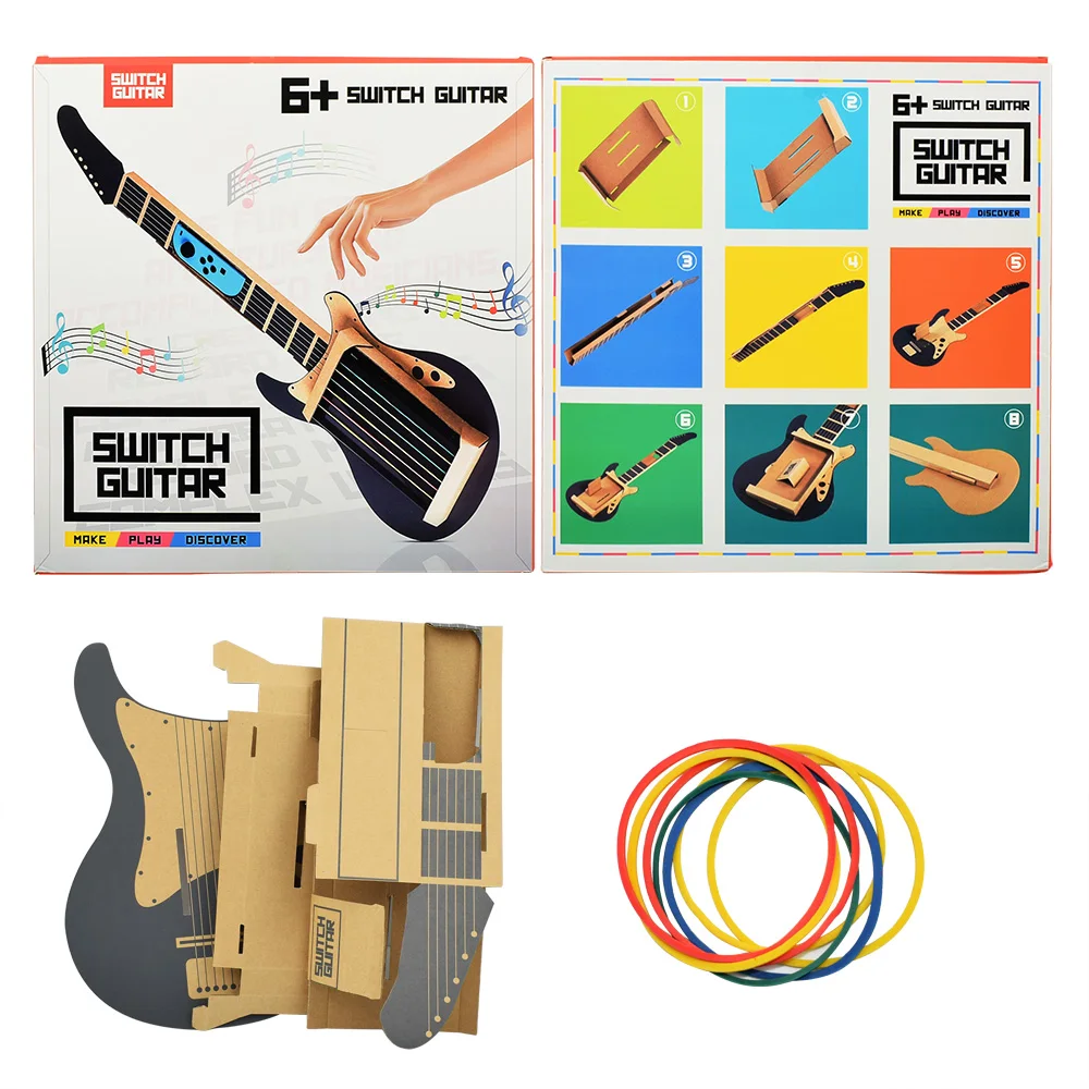 ThundeaL Gardboard DIY гитара для rend переключатель Labo Joy-con гитара разнообразие гитара музыкальный набор для игрушки-con Garage Play