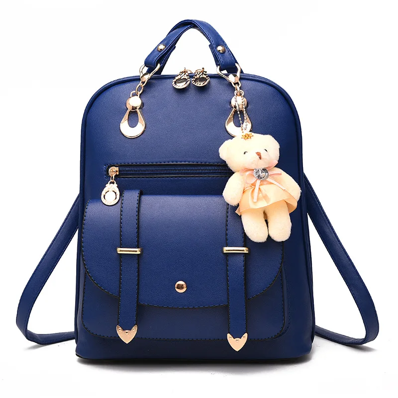Women backpack High Quality PU leather backpacks for teenage girls