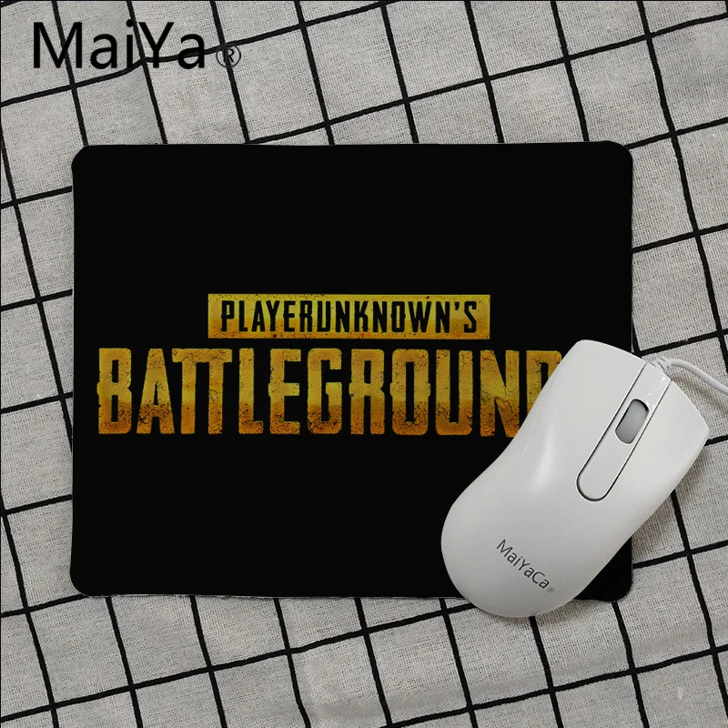 Maiya высокое качество PUBG PLAYERUNKNOWN боя анти-скольжения прочный Computermats гладкая коврик для настольных компьютеров Коврики игровой коврик для мыши