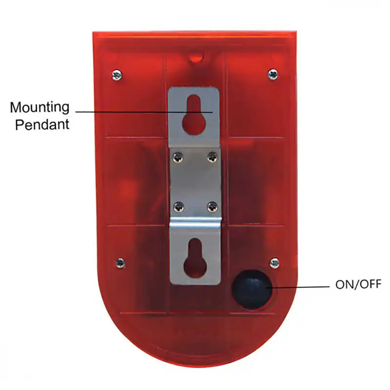 Водостойкий Солнечный свет безопасности человеческого тела индукционный звук Предупреждение свет 30-day длинный аккумулятор сигнал SOS поставки