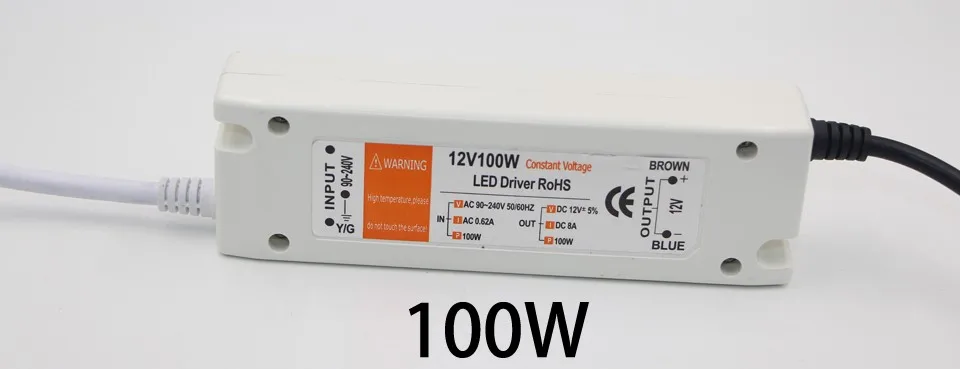 Светодиодный драйвер адаптер переменного тока 110V 120V 220V 230V постоянного тока до DC12V переключатель Питание трансформаторы для SMD 5630 5050 3528 3014 Светодиодные ленты светильник