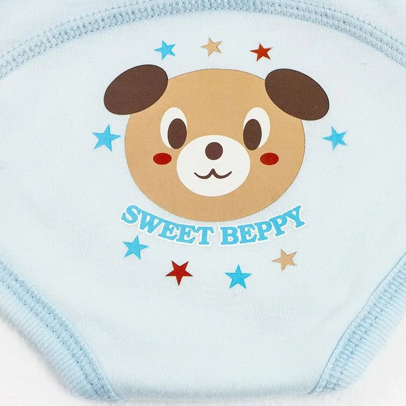 Calças de Treinamento de Aprendizagem Recém-nascido dos Desenhos Calças de Treinamento Bebê Animados Calças - Set Potty Fralda Impermeável Conduzidas Underwear 2 Pçs 11 Cheap Roupa interior e capas p fralda