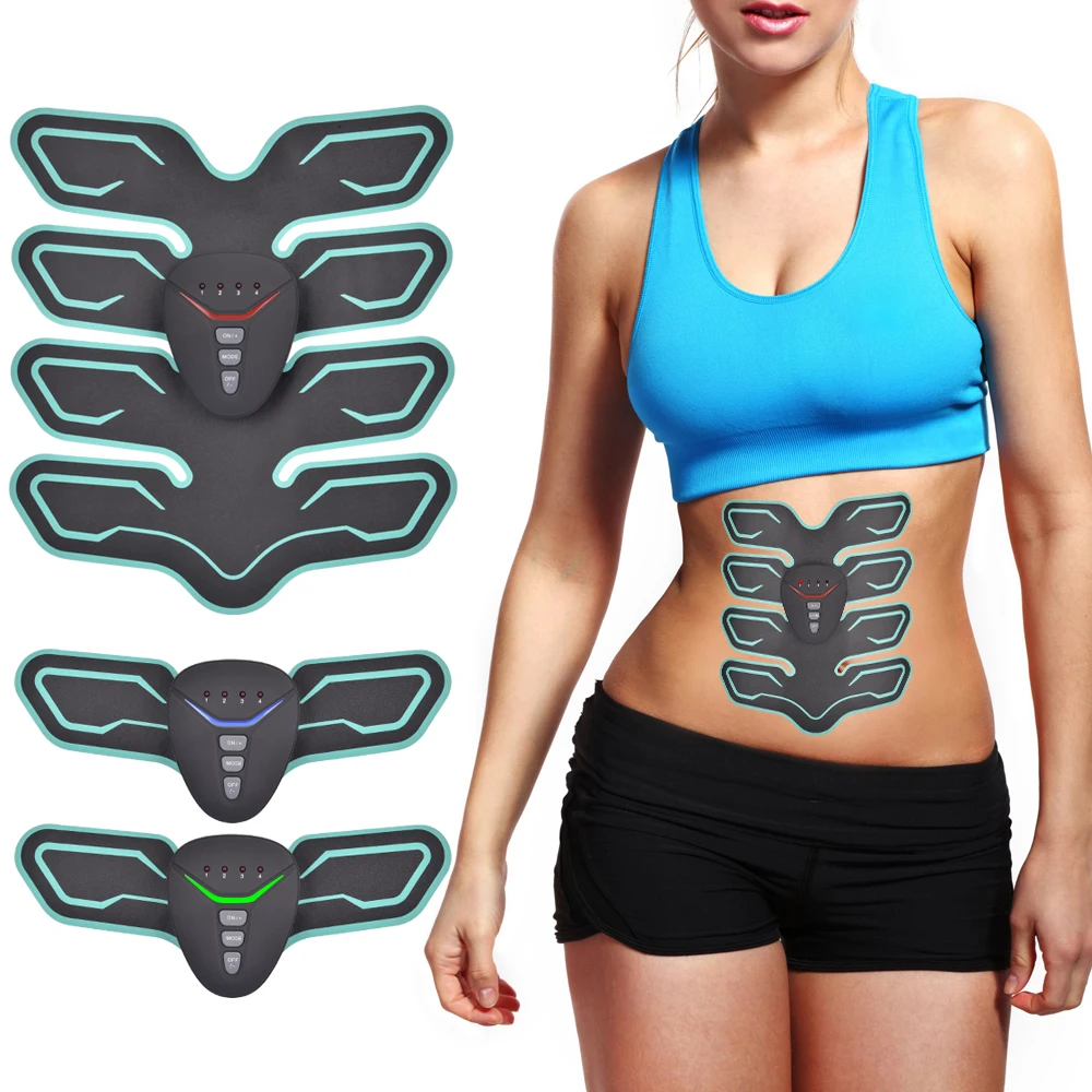 Body Massage Muscle Stimulator Abdominal Hips Slimming Training Exerciser Fitness Toner Belly Leg Arm Exercise Workout Equipment