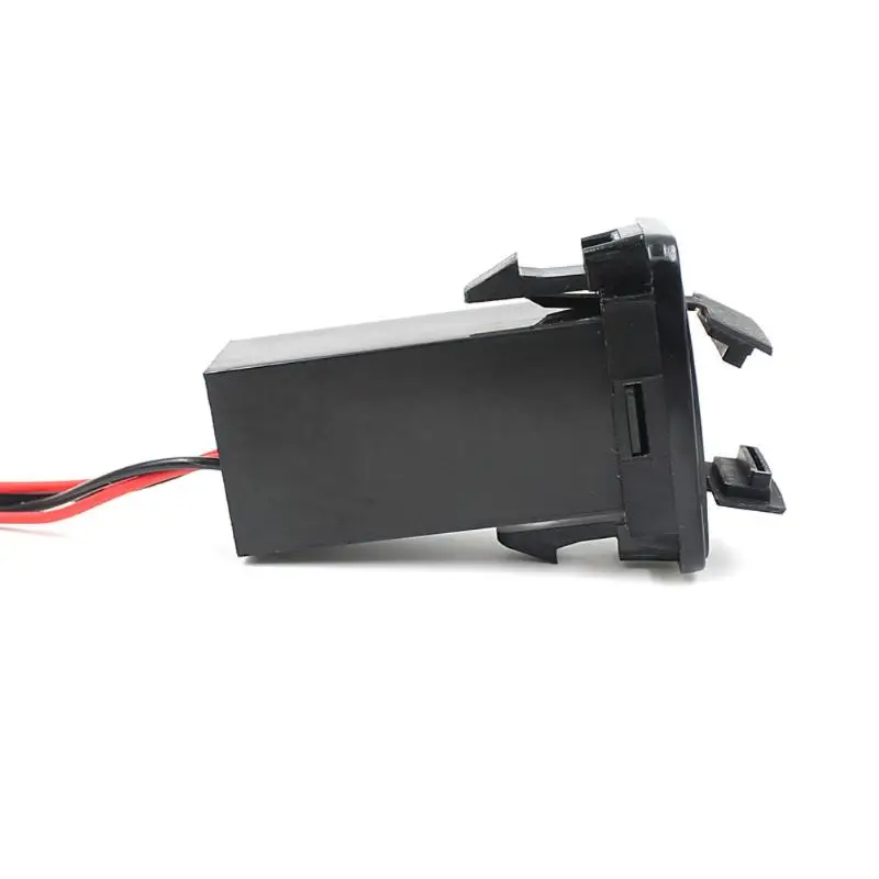 ABS автомобильный двойной USB порт приборной панели быстрое зарядное устройство адаптер 5 в 2.1A для Suzuki 4,2*2,2*5,7 см размер 64 см длина кабеля зарядное устройство адаптер