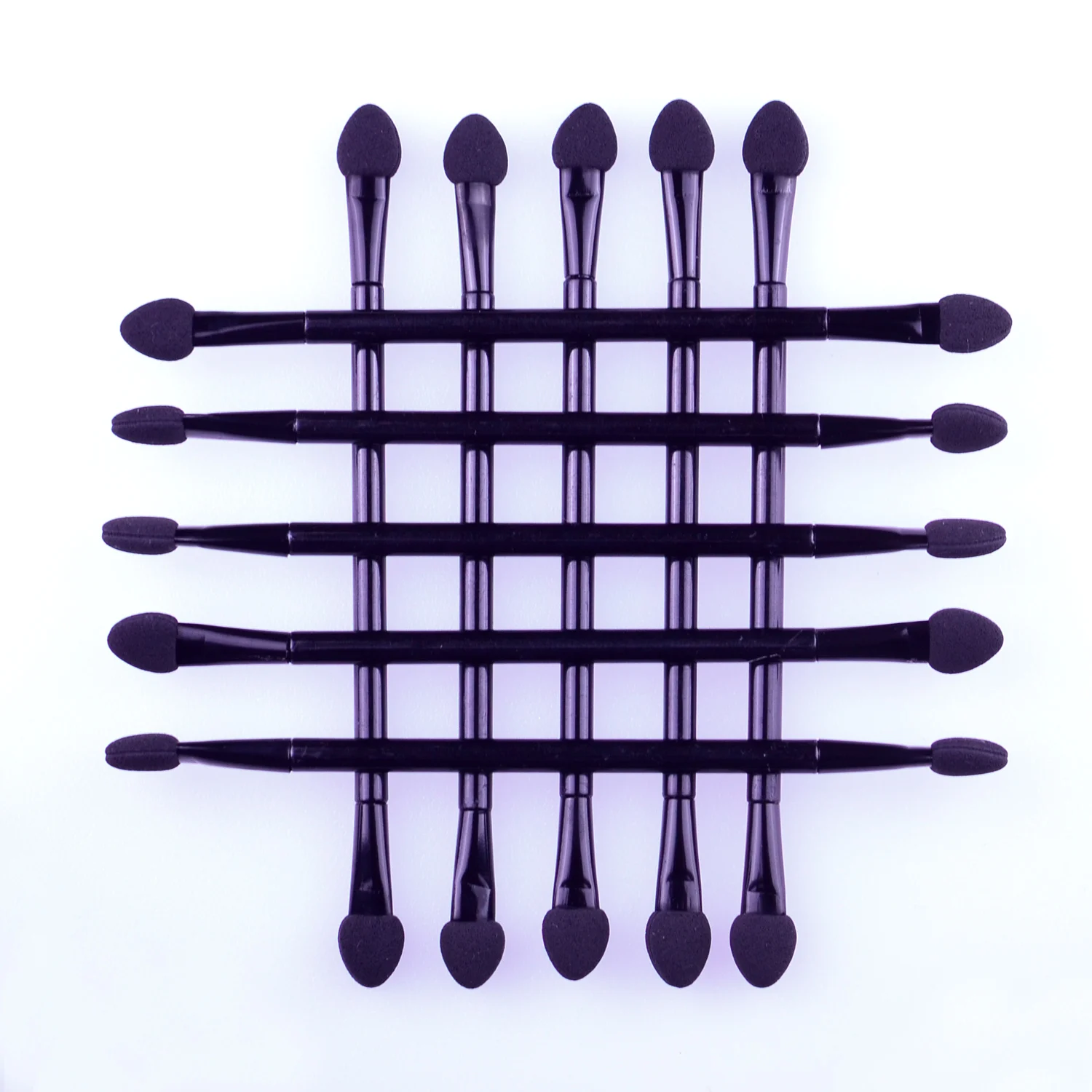 

10pcs Eye Shadow Applicator Pro Eye Shadow Sponge Applicator Make Up Portable Eye Shadow Brushes Nail Powder Brush Tool Set