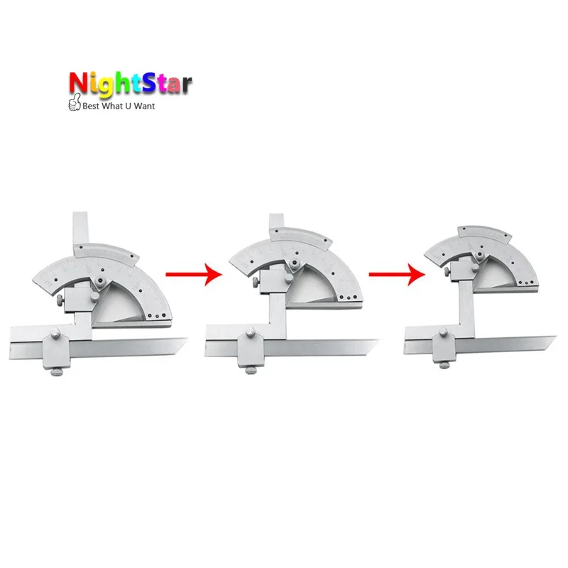 0-320 градусов точный угол измерительный прибор Универсальный конический транспортир инструмент