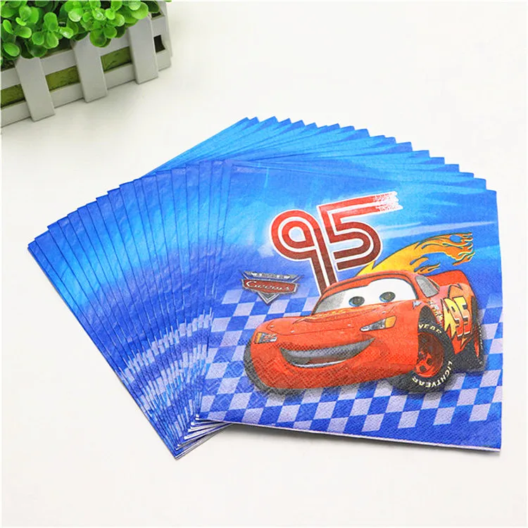 Disney Cars Cartoon theme Disposable Tableware Set 51pcs/lot Child's Son's Boy's Birthday Party Supplies Decoration baby shower