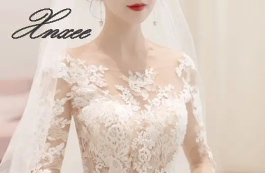 

2019 new dress lace one shoulder long sleeve Korean style slim Qi dress