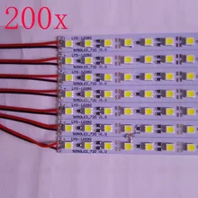 DHL, высокое качество, 5 лет гарантии, 200 шт./лот 16 Вт~ 18 Вт 5050 Светодиодный светильник для бара, 12 в холодный белый/теплый/Природа белая жесткая полоса