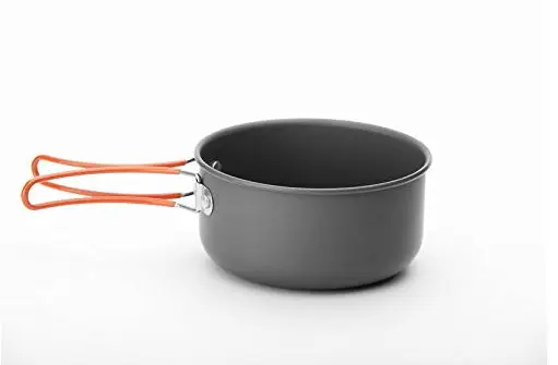 Envío Shipping2-3 personas Camping ollas Set 4in1 plegable cocina utensilios de cocina olla de aleación de aluminio 448G fuego Arce FMC-208