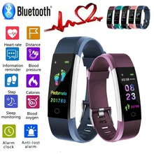 Smart Wristband Fitness Bracelet Band 0.96" Touch Screen LCD Message Heart Rate Time Smartband IP67 Waterproof Wrist Band