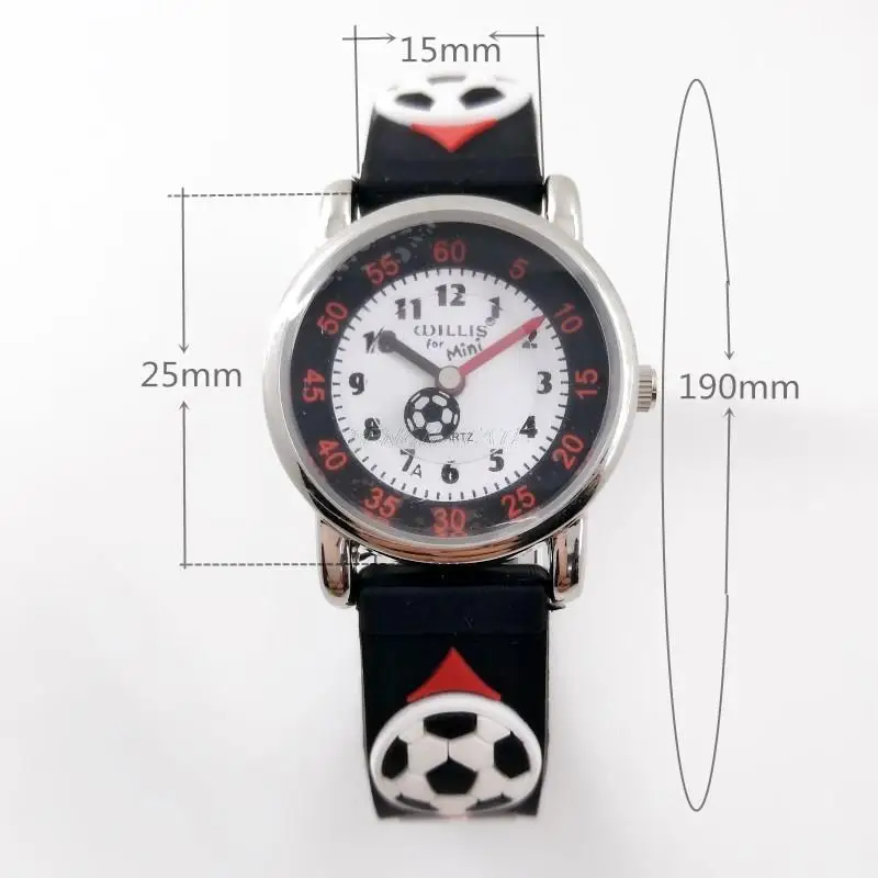 Часы кварцевые Детские с резиновым ремешком водонепроницаемые|watch clock|clock