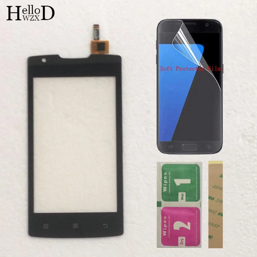 

Mobile Touch Screen For MTC Smart Start 3 Start3 Touch Screen Front Glass Digitizer Panel Lens Sensor Parts + Protector Film