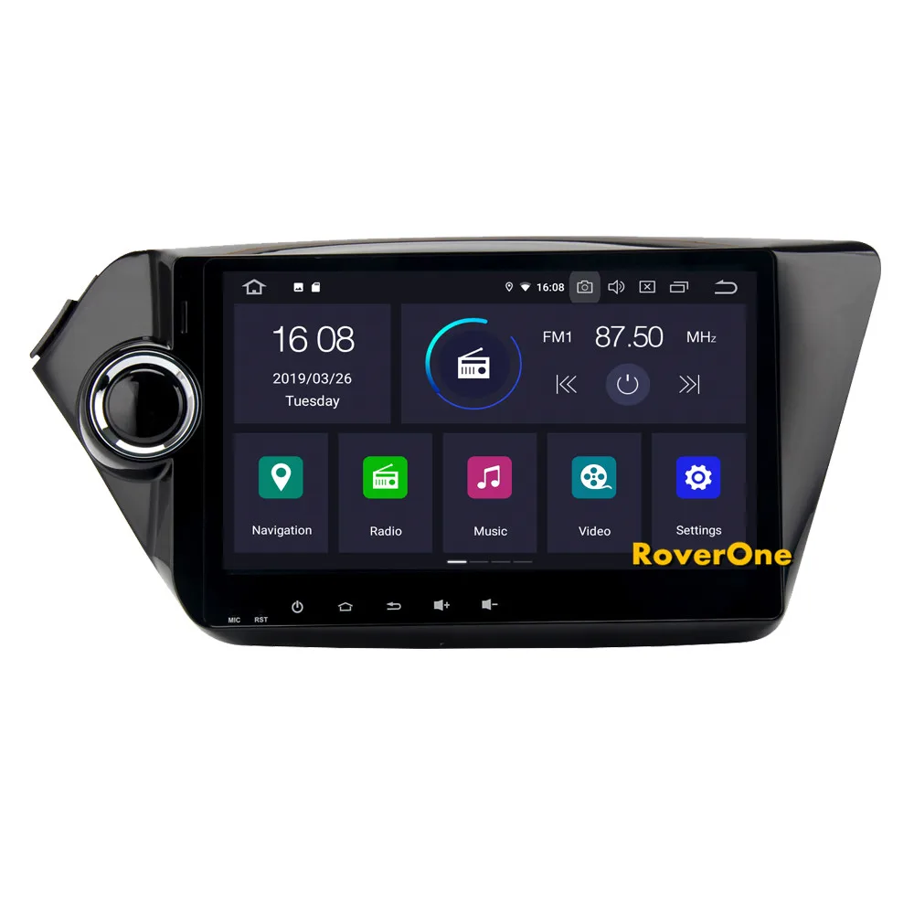 Perfect RoverOne For Kia Rio K2 2011+ Android 9.0 Autoradio Car Multimedia Player Stereo Radio GPS Navigation Head Unit NO DVD 5