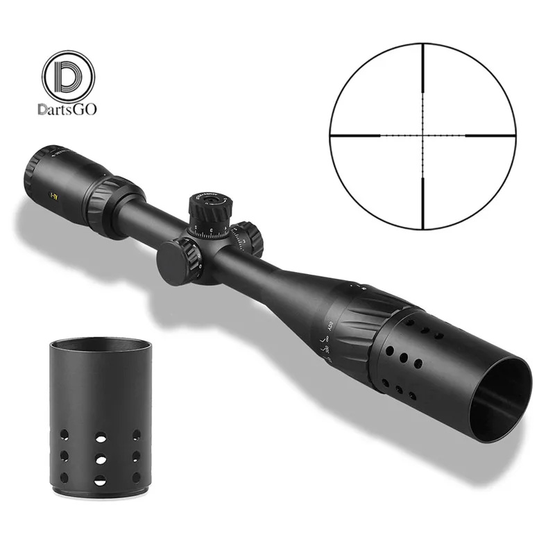 

DDartsGO 4-16X44AOE Outdoor Hunting Riflescope Mil Dot Illuminated Reticle Tactical Optical Sights With Sunshade