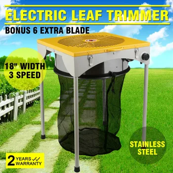 

VEVOR Electric Table Leaf Trimmer 18" Hydroponic Leaf Bud Trimmer Electric Trim Reaper 3 Speed Flowers Plants PRO