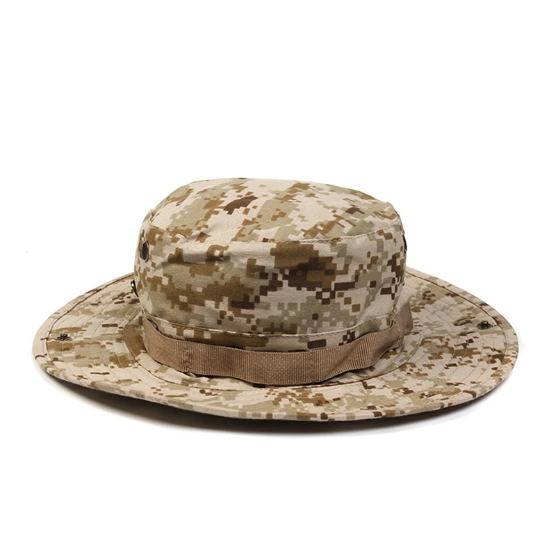 

10 colors New Men Hunting Hat Military Cap Outdoor Wide Bucket Hats Unisex Outdoor Hiking cap