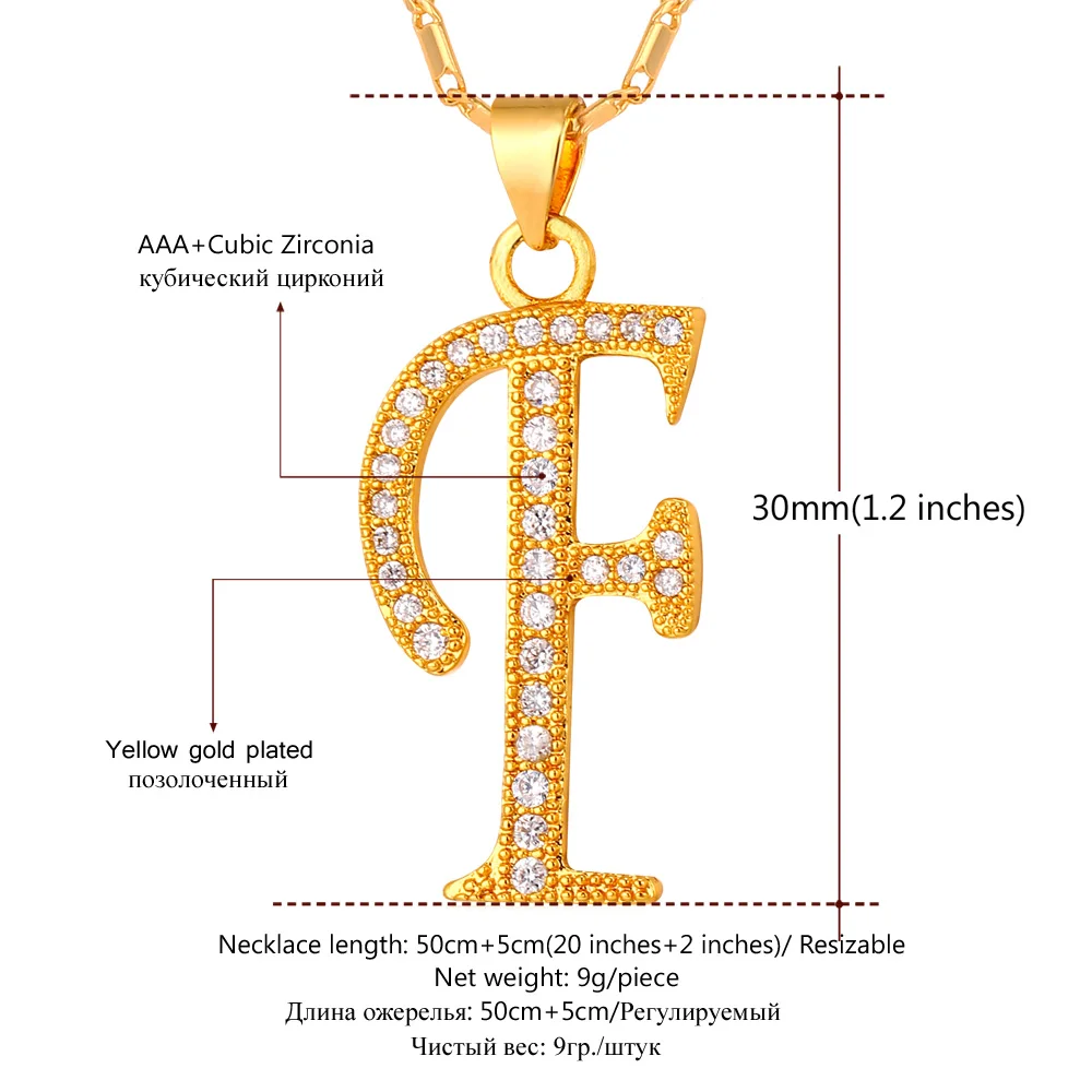 Starlord Initial F Letter Pendants Necklaces Women Men Personalized Gift Alphabet Jewelry Gold Color Necklace P1676 In Pendant Necklaces From Jewelry Starlord Initial F Letter Pendants Necklaces Women Men Personalized Gift Alphabet Jewelry Gold Color Necklace P1676 In Pendant Necklaces From Jewelry