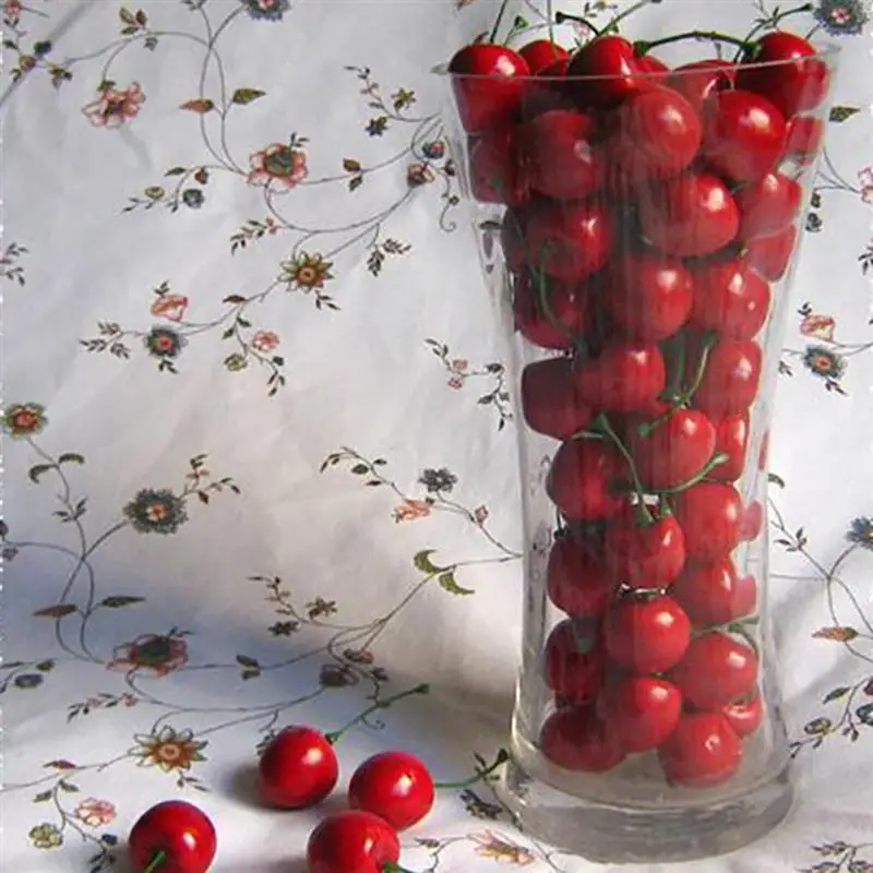 40 шт. искусственные фрукты реалистичные вишни поддельные фрукты декоративные фрукты для вечерние кухня