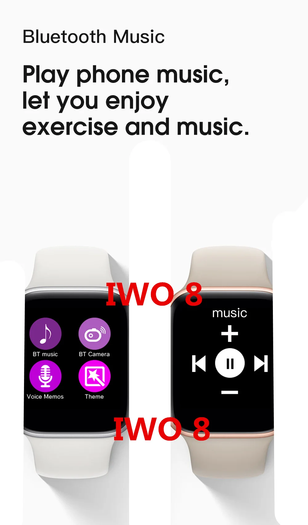 IWO 8+ Airpods Смарт-часы 1:1 44 мм серия 4 Bluetooth часы SmartWatch IWO 8 Поддержка ответа на вызов обмен ремень фитнес-трекер