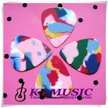 Много 1000 шт толщина 0,71 мм гитарные медиаторы Нет печати жемчужные цветные частицы целлюлоид